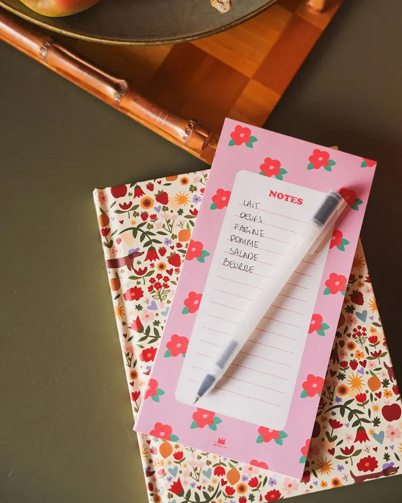 Bloc de notas - Flores