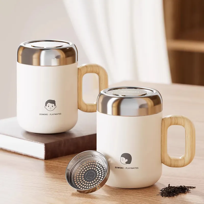 Taza isotérmica de acero inoxidable con filtro
